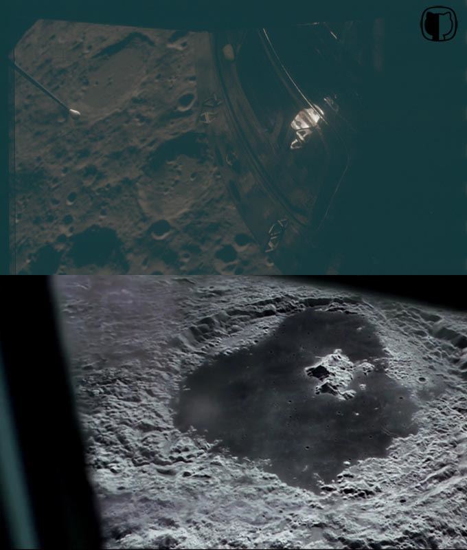 Księżyc widziany przez Apollo 13