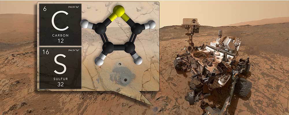 Związki organiczne na Marsa
