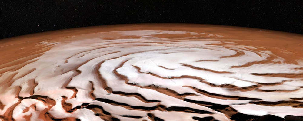 Czapa polarna na Marsie