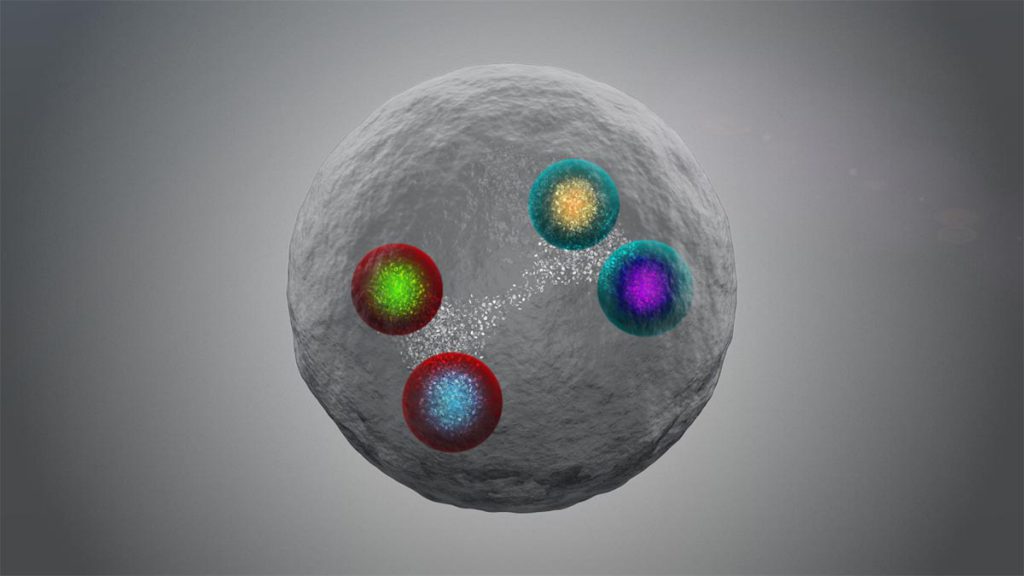 Tetrakwark złożony z czterech kwarków powabnych