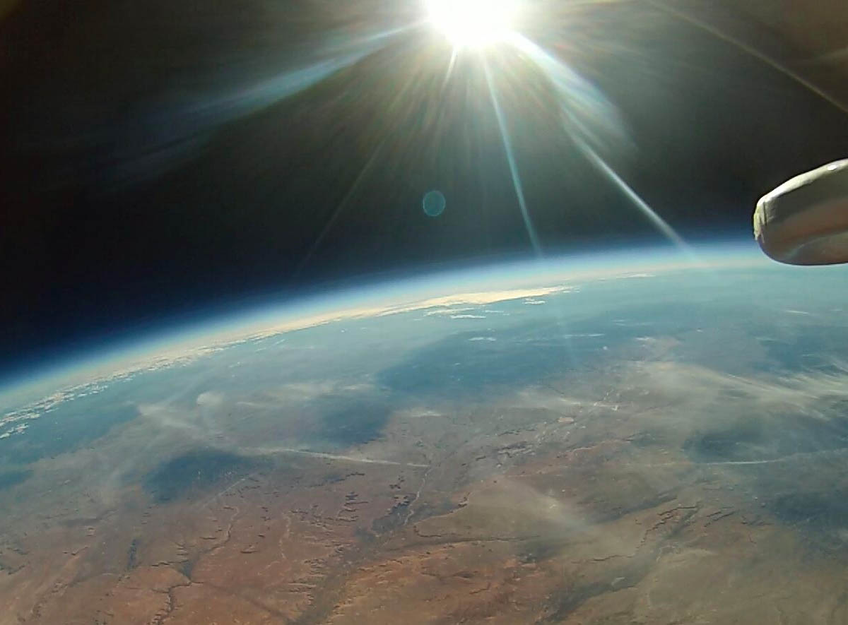 Balon stratosferyczny na granicy kosmosu