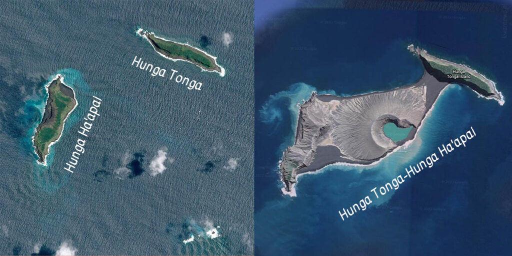 Wyspy Hunga Tonga i Hunga Ha'apai