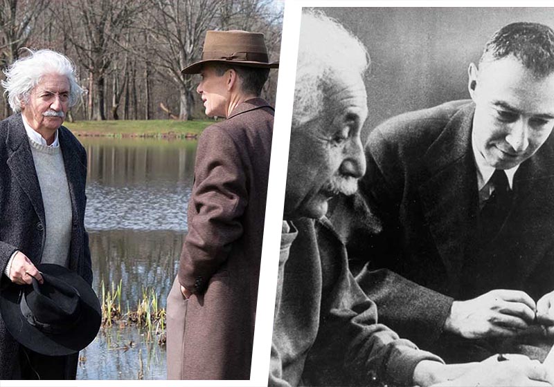 Albert Einstein w filmie "Oppenheimer"