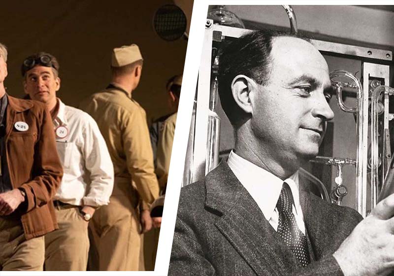 Enrico Fermi w filmie "Oppenheimer"